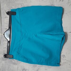 WESTBOUND Women's Shorts, Elastic waist, 4 pockets, Color: Turquoise, Size: 10